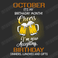 October It's My Birthday Month Cheers Exclusive T-shirt | Artistshot