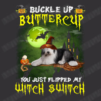 Old English Sheepdog Buckle Up Buttercup You Just Flipped My Witch Swi Vintage Short | Artistshot