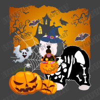 Old English Sheepdog Skeleton Halloween Happy Pumpkin Vintage T-shirt | Artistshot