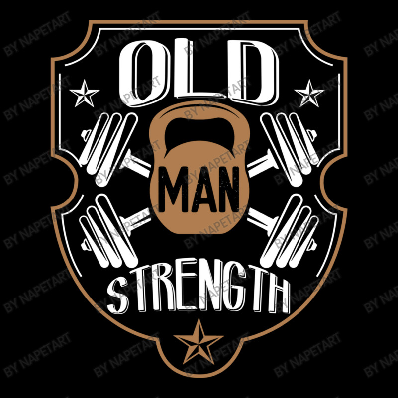 Old Man Strength Gym Father's Day V-neck Tee | Artistshot