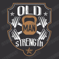 Old Man Strength Gym Father's Day Vintage Hoodie | Artistshot