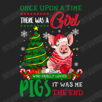 Once Upon A Time There Was Girl Who Loved Pigs Christmas 3/4 Sleeve Shirt | Artistshot