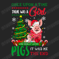 Once Upon A Time There Was Girl Who Loved Pigs Christmas Unisex Hoodie | Artistshot