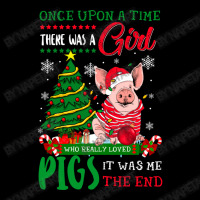 Once Upon A Time There Was Girl Who Loved Pigs Christmas Lightweight Hoodie | Artistshot