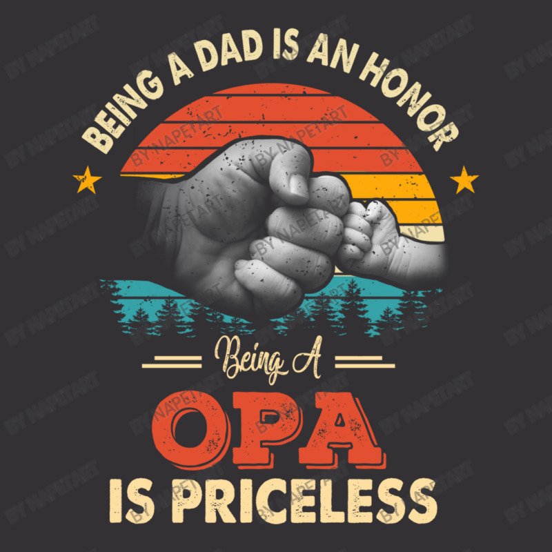 Opa Best Grandpa Papa Dad Father's Day Vintage Hoodie And Short Set | Artistshot