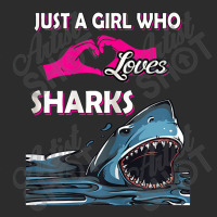 Just A Girl Who Loves Sharks Shirt Perfect Birthday Gift Exclusive T-shirt | Artistshot