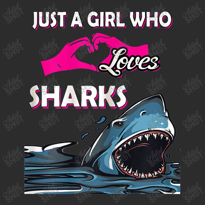 Just A Girl Who Loves Sharks Shirt Perfect Birthday Gift Exclusive T-shirt | Artistshot