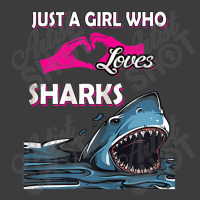 Just A Girl Who Loves Sharks Shirt Perfect Birthday Gift Men's Polo Shirt | Artistshot