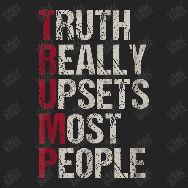 Trump Truth Really Upsets Most People 3/4 Sleeve Shirt | Artistshot