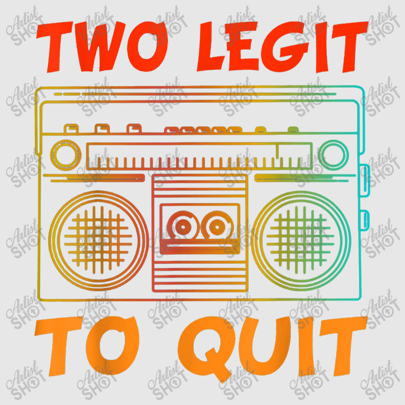 Two Legit To Quit Funny Hip Hop Theme 2nd Birthday Costume Unisex Jogger | Artistshot