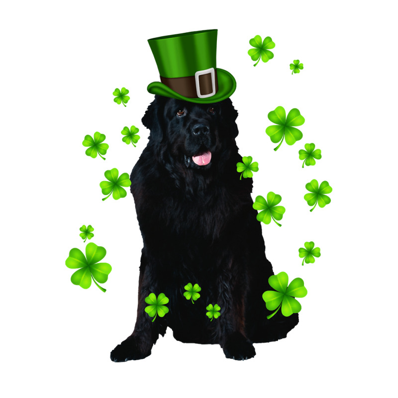 Dog Newfoundland St Patricks Day Puppy Animal Star Paper Bag - 13 X 7 X 13 | Artistshot