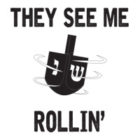 Hanukkah 2020 Dreidel Game Gift They See Me Rollin_ Jewish T-shirt Traveler Paper Bag -13 X 6 X 15 3/4 | Artistshot