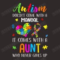 Autism Doesn't Come With A Manual Inspirational Autism Aunt T Shirt Racerback Tank | Artistshot