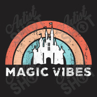 Womens Magic Vibes Cute Matching Vacation Tops V Neck T-shirt | Artistshot