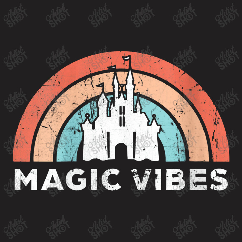 Womens Magic Vibes Cute Matching Vacation Tops V Neck T-shirt | Artistshot