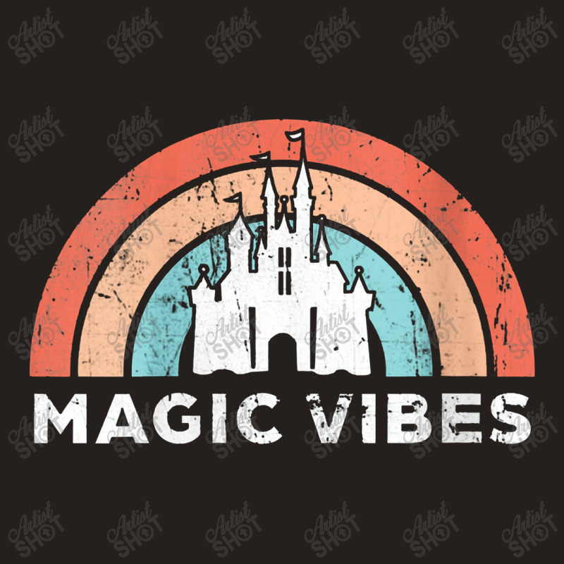 Womens Magic Vibes Cute Matching Vacation Tops V Neck Tank Top | Artistshot