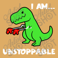 Dinosaur I Am Unstoppable Christmas Urban Heavy T-shirt | Artistshot