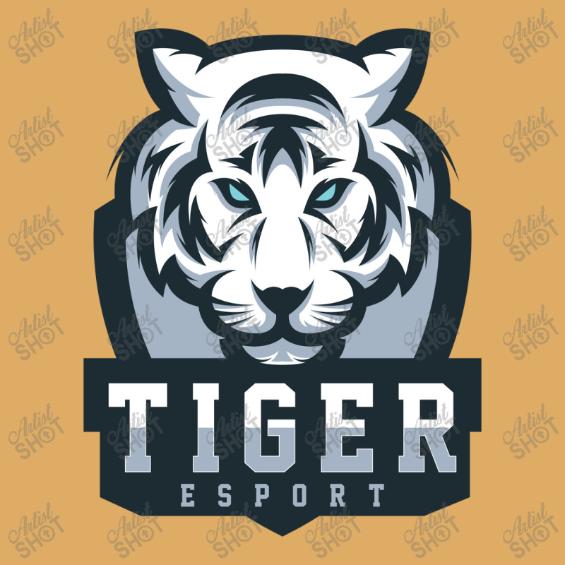 Tiger White Vector Urban Heavy T-shirt | Artistshot