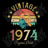 Womens Vintage 1974 Made In 1974 47th Birthday 47 Years Old V Neck T S Lightweight Hoodie | Artistshot