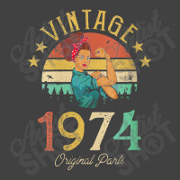 Womens Vintage 1974 Made In 1974 47th Birthday 47 Years Old V Neck T S Vintage T-shirt | Artistshot