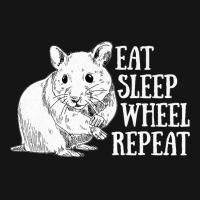 Eat Sleep Wheel Repeat Hamster Lovers Cute And Funny Design Premium Mesh Cap | Artistshot