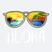 Aloha Hawaii Hawaiian Island Sunglasses Palm Trees Beach T Shirt Trucker Cap | Artistshot