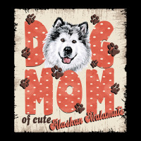 Alaskan Malamute Mom T  Shirt Dog Mom Of Cute Alaskan Malamute T  Shir Pocket T-shirt | Artistshot