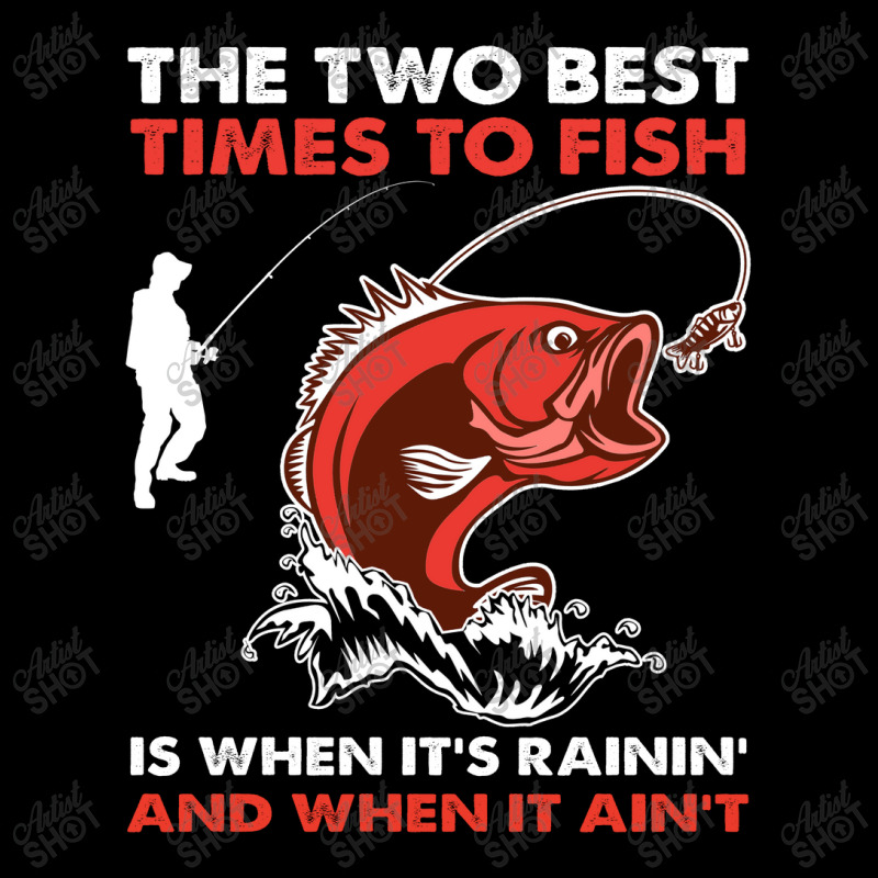 The Two Best Times To Fish Shirt Camo Snapback by Maria_Jezierski | Artistshot