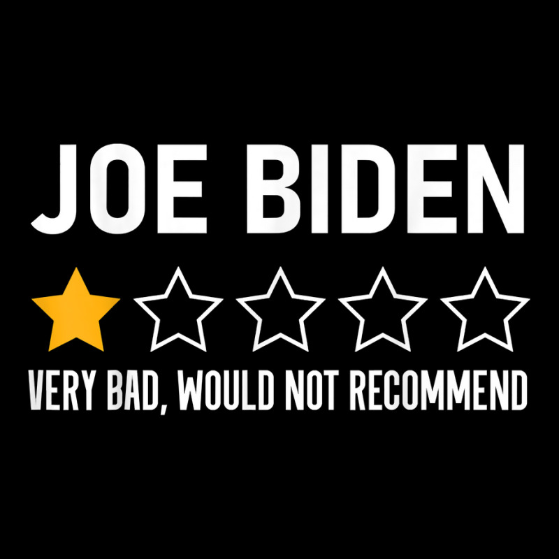 Funny Joe Biden 1 Star Review Very Bad Would Not Recommend T Shirt Flat Bill Snapback Cap | Artistshot