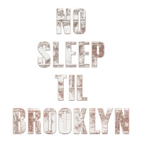 No Sleep Til Brooklyn Cub Paper Bag - 8 X 4 1/2 X 10 1/4 | Artistshot