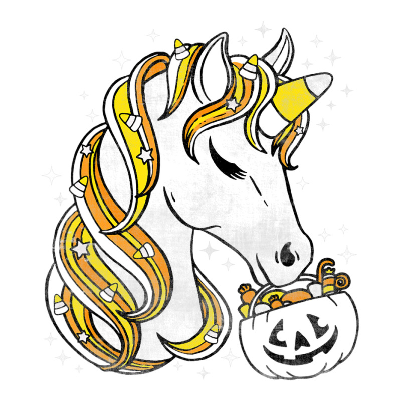 Cute Candy Corn Unicorn Halloween Top Debie Paper Bag - 10 X 5 X 13 | Artistshot