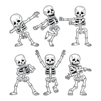 Dancing Skeletons Dance Challenge Boys Girl Kids Halloween Debie Paper Bag - 10 X 5 X 13 | Artistshot