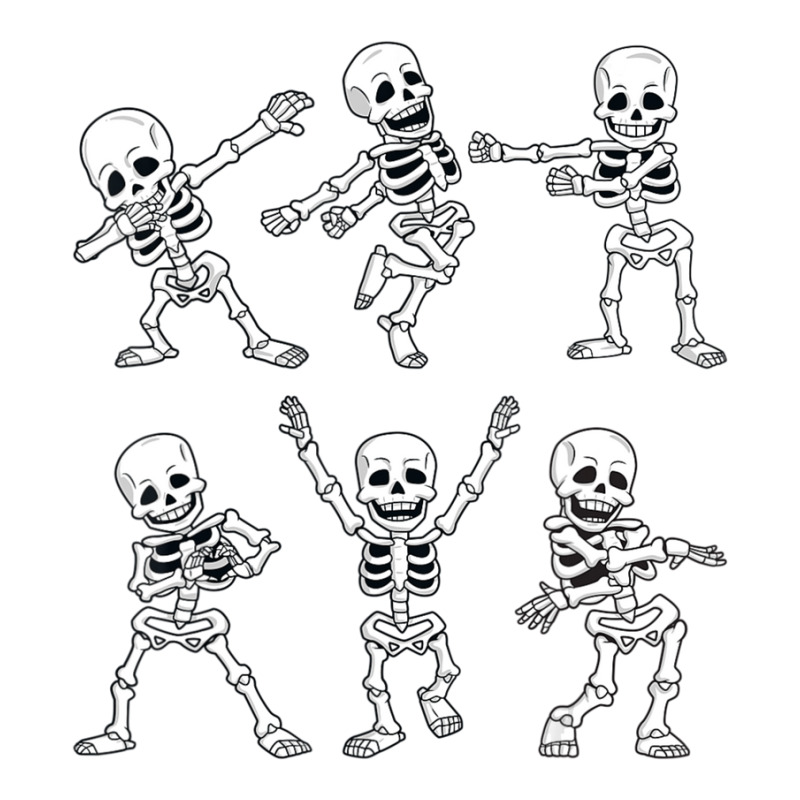 Dancing Skeletons Dance Challenge Boys Girl Kids Halloween Debie Paper Bag - 10 X 5 X 13 | Artistshot