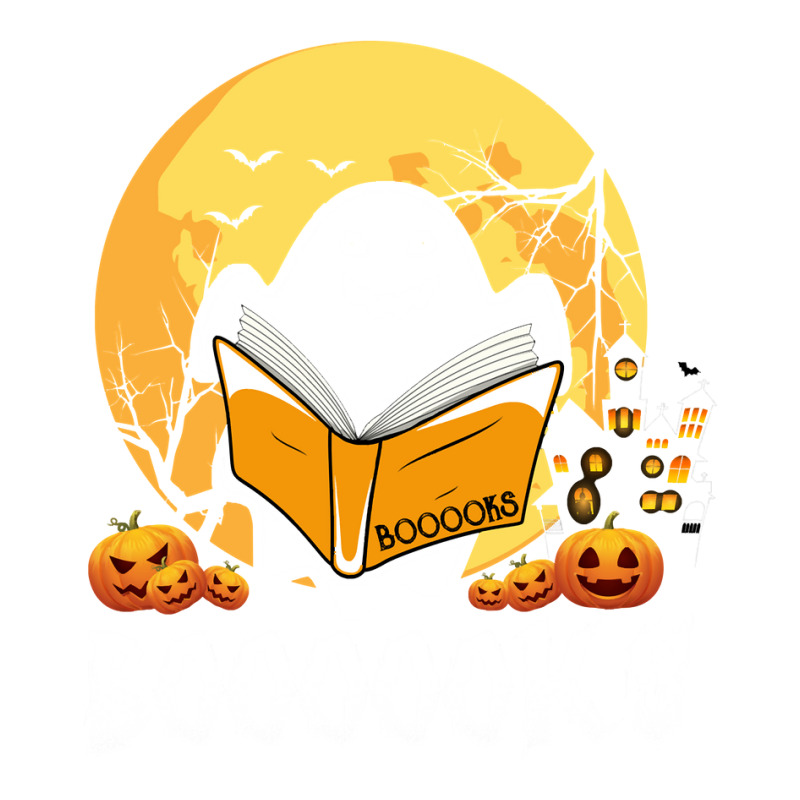 Booooks Ghost Boo Read Books Library Teacher Moon Bookworm Mart Paper Bag -13 X 7 X 17 | Artistshot