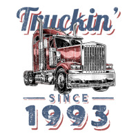 Truckin Since 1993 Trucker Big Rig Driver 29th Birthday T Shirt Men's T-shirt Pajama Set | Artistshot