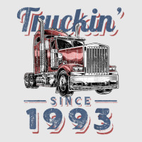 Truckin Since 1993 Trucker Big Rig Driver 29th Birthday T Shirt Hoodie & Jogger Set | Artistshot