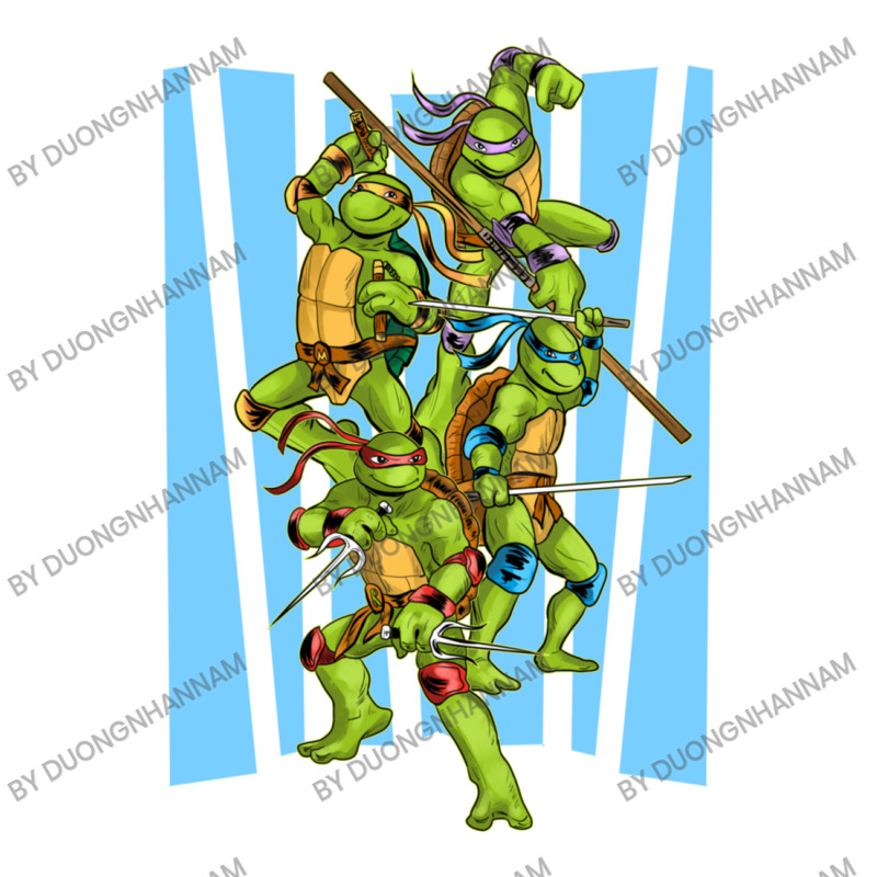 Mademark X Teenage Mutant Ninja Turtles Tmnt Turtles In Fighting Stanc ...