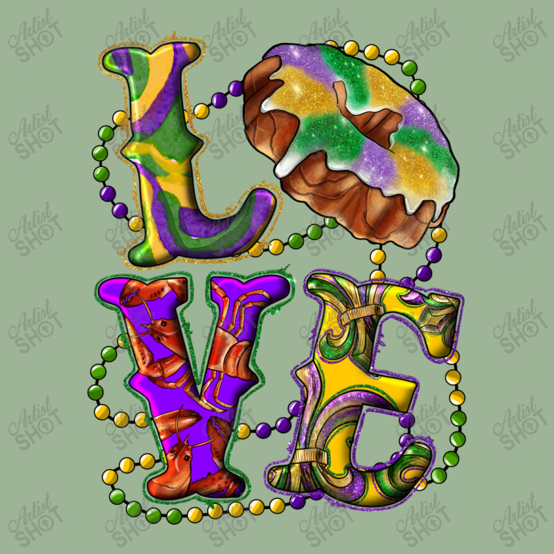 Mardi Gras Love With King Cake Urban Heavy T-shirt | Artistshot