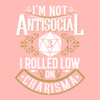 Not Antisocial, Rolled Low Charisma Funny Rpg Loves Dragons T Shirt Urban Heavy T-shirt | Artistshot