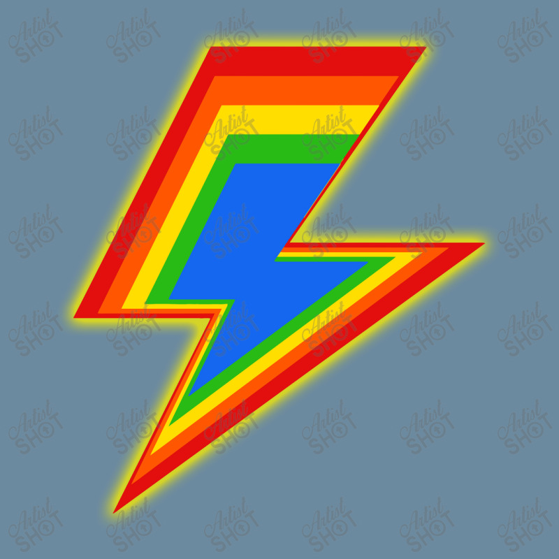 Pride Lightning Bolt Urban Heavy T-shirt by myluphoto | Artistshot