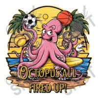 Octopus All Fired Up! 3/4 Sleeve Shirt | Artistshot