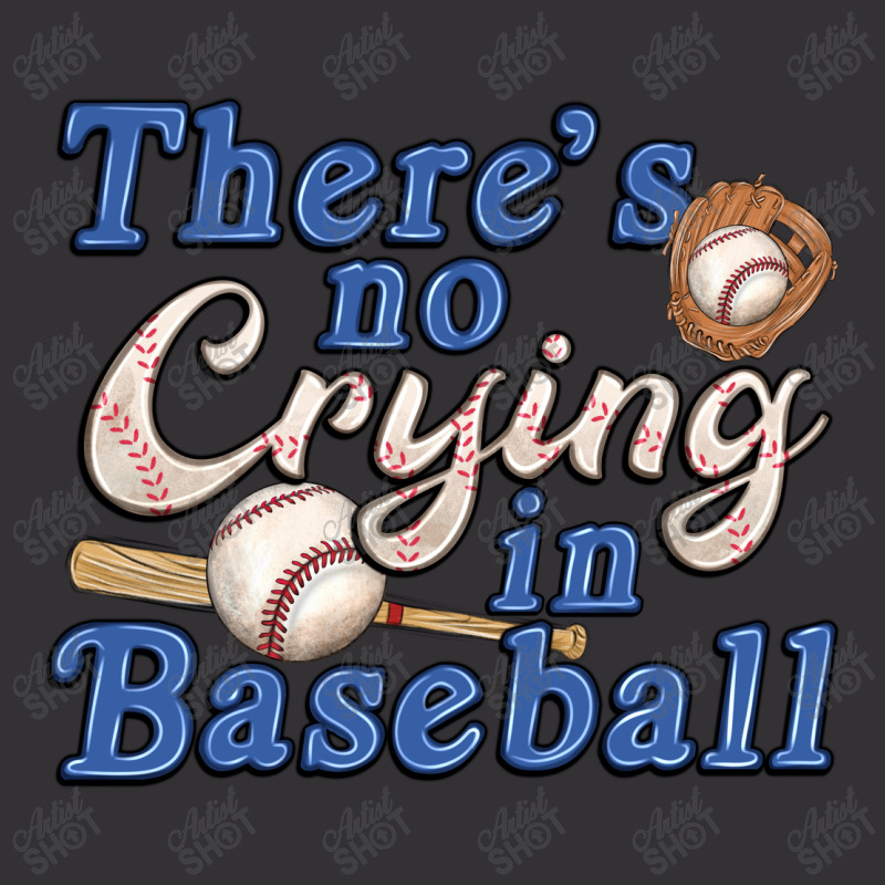 Theres No Crying In Baseball Vintage Hoodie And Short Set | Artistshot