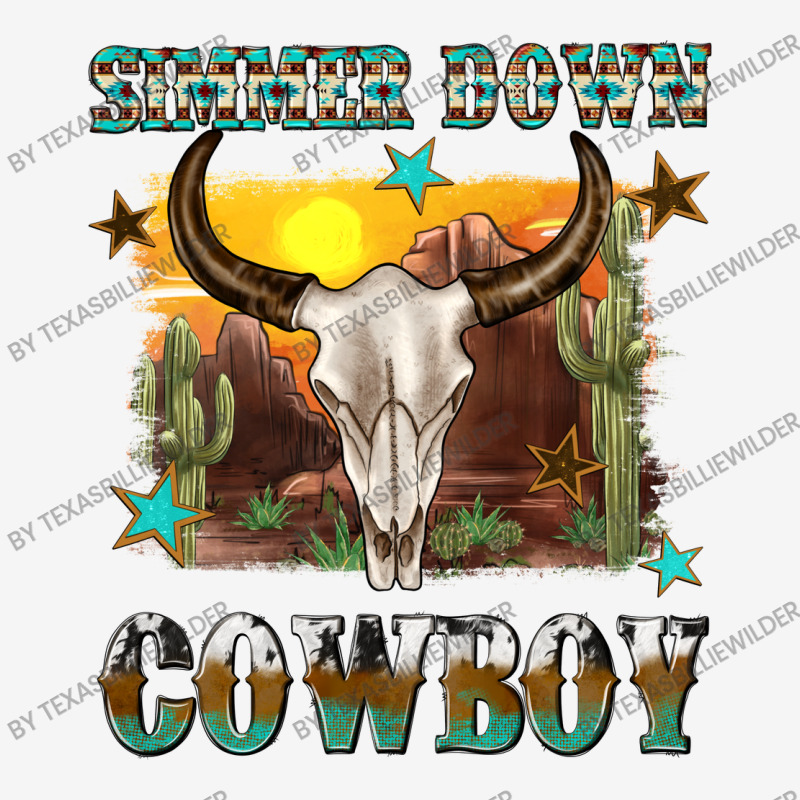 Simmer Down Cowboy Graphic T-shirt | Artistshot