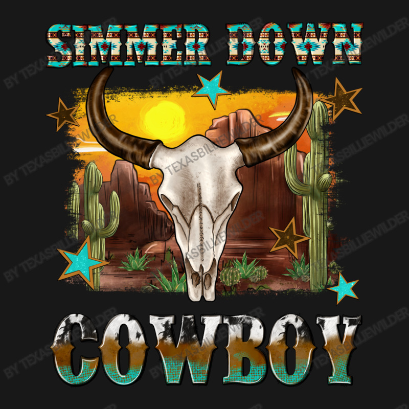 Simmer Down Cowboy Flannel Shirt | Artistshot