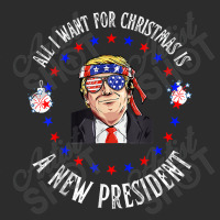 All I Want For Christmas Is A New President, Trump Xmas Day Gift Baseball Cap | Artistshot