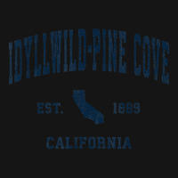 Idyllwild Pine Cove California Ca Vintage Athletic Navy Spor T Shirt Mesh Cap | Artistshot