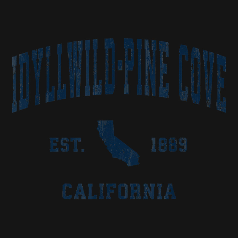 Idyllwild Pine Cove California Ca Vintage Athletic Navy Spor T Shirt Mesh cap by pickengtwrentv | Artistshot