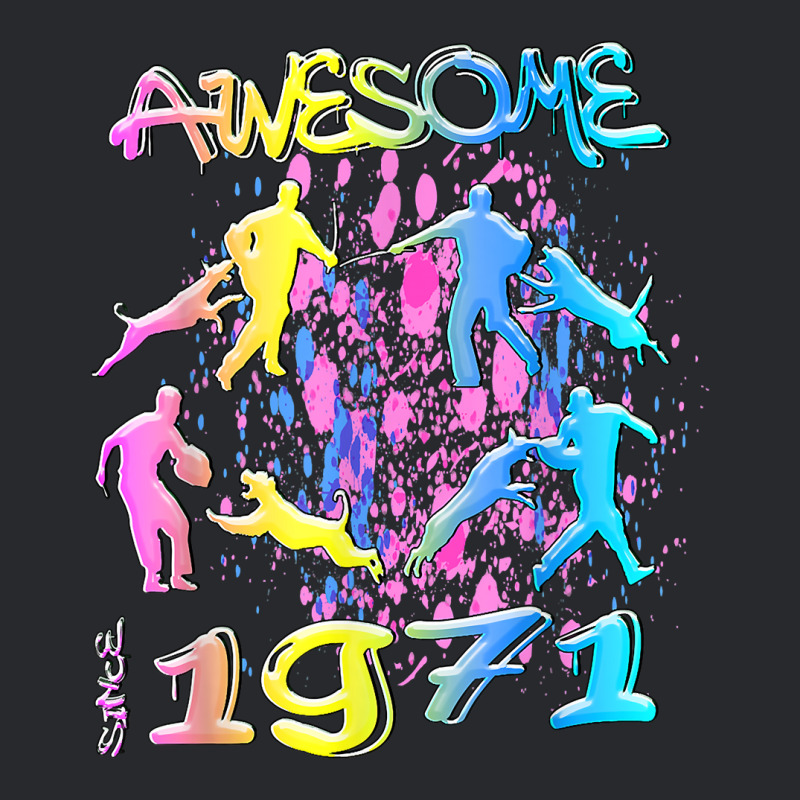 Awesome Since 1971. Agility Dog Training Graffiti Design T Shirt Trucker Cap by sowleomballoucgp | Artistshot