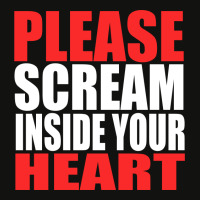 Please Scream Inside Your Heart Scorecard Crop Tee | Artistshot