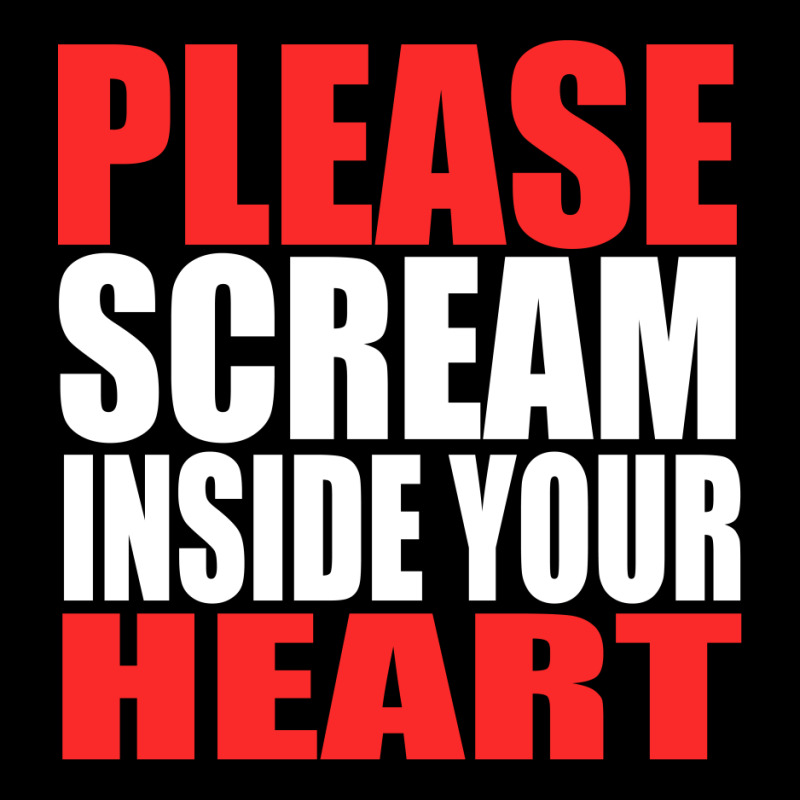 Please Scream Inside Your Heart Cropped Hoodie by FAICAL | Artistshot